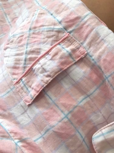 Đồ Ngủ Tay Dài Vải Xô Caro Mát Mẻ IVY640H photo review