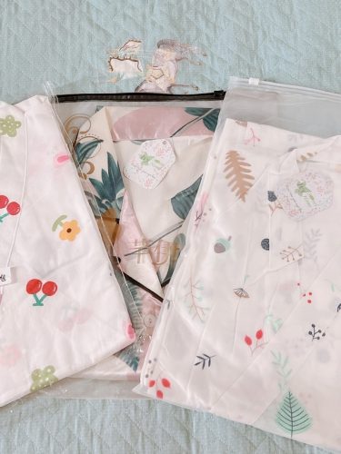 Áo Choàng Ngủ Đẹp Mặc Hè Cotton Linen IVY221 photo review