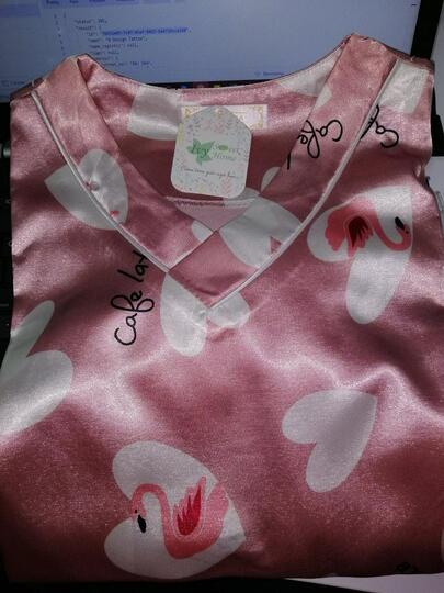 Đồ Bộ Ngắn Cho Nữ Lụa Băng Bóng Mịn IVY347 photo review