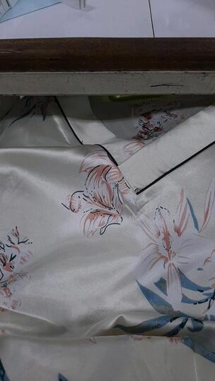 Đồ Bộ Phi Bóng Ngắn Hoa Bách Hợp Trắng IVY319 photo review