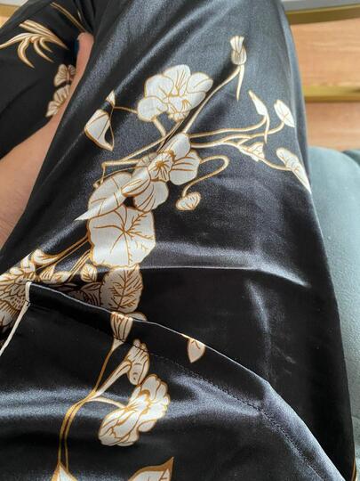 Đồ Bộ Pijama Lụa Satin Phượng Vũ IVY616 photo review