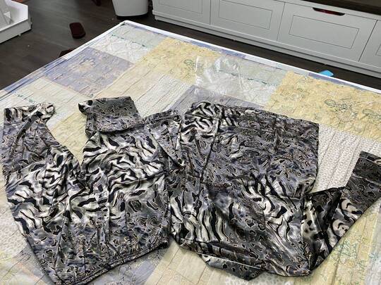 Bộ Pijama Dài Tay Cho Nữ Nam Cao Cấp IVY613 photo review