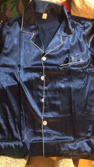 Pijama Lụa Tay Ngắn Quần Dài Cao Cấp IVY109X photo review