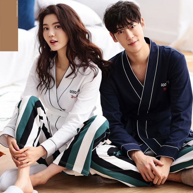 mẫu đồ ngủ kiểu Nhật nam nữ