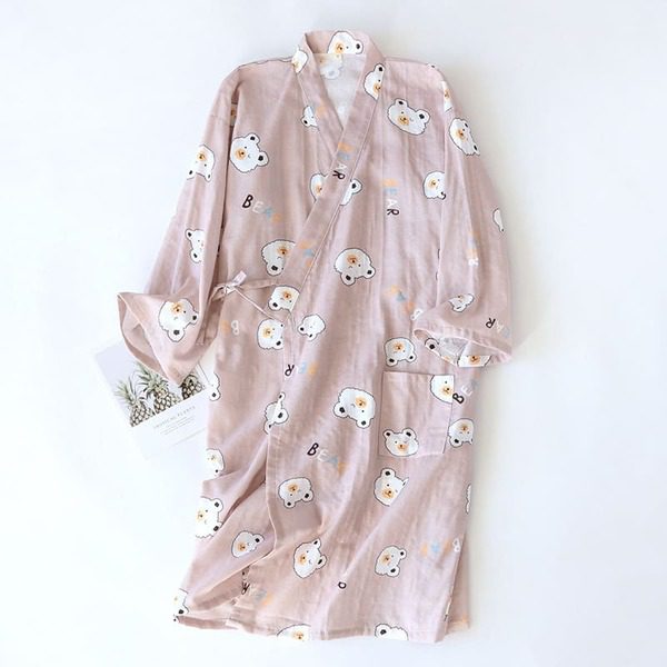 áo ngủ kimono cho nữ IvySweetHome