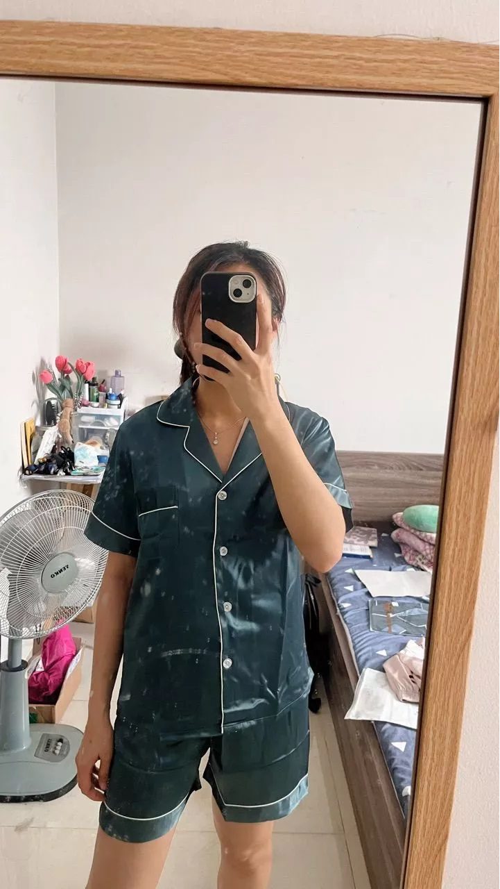 Đồ Ngủ Quà Cưới Vợ Chồng Trẻ Màu Đỏ Nồng Nàn IVY316R photo review