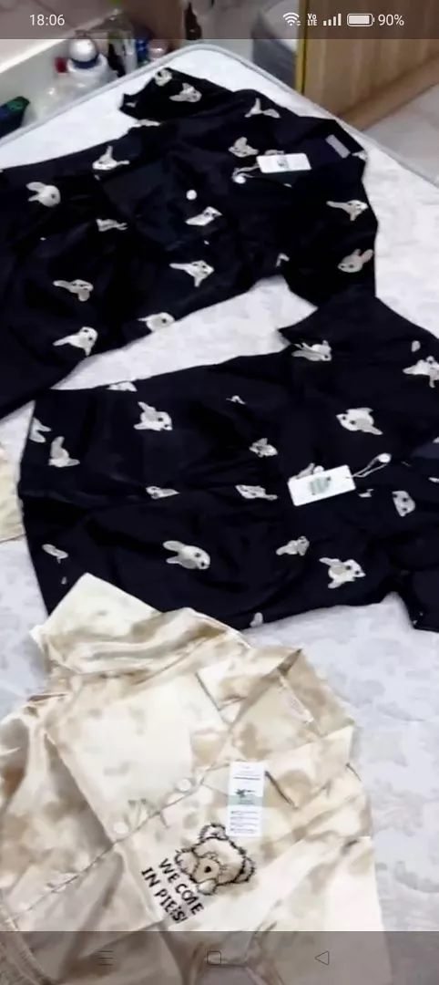 Thời Trang Ngủ Couple Xám Bạc Valentine IVY355 photo review